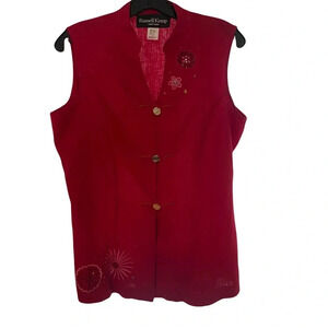 Russell Kemp red sleeveless top size 12